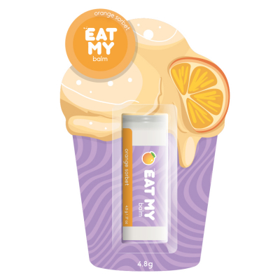 EAT MY balm orange sorbet - Eat My бальзам для губ "Апельсиновый сорбет"