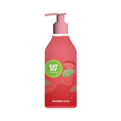 EAT MY shower gel strawberry slush - EAT MY гель для душа "Клубничный слаш", 200 мл, дозатор